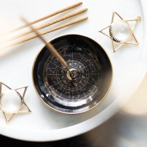 komplett rakete startset astrologi rökelsehÄllare & 8 dofter (80 stickor)
