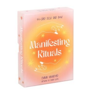 manifesting rituals orakelkort 44 kort & guidebok av emma mumford.