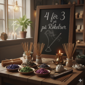 🪔 Köp 4 betala för 3 på rökelser