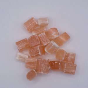 Selenit Satin Spar Orange