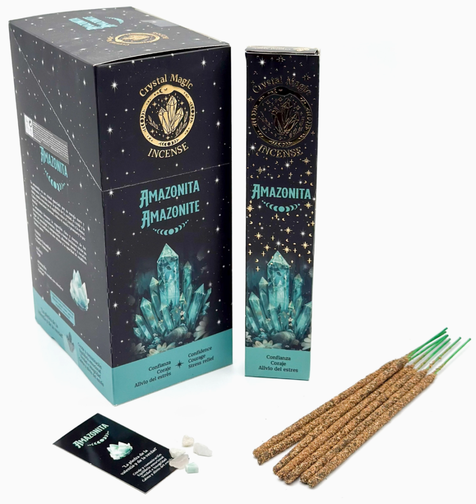 Rökelse Magi Kristaller Amazonit 15gr