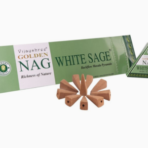Inc Backflow Golden Nag White Sage rökelse