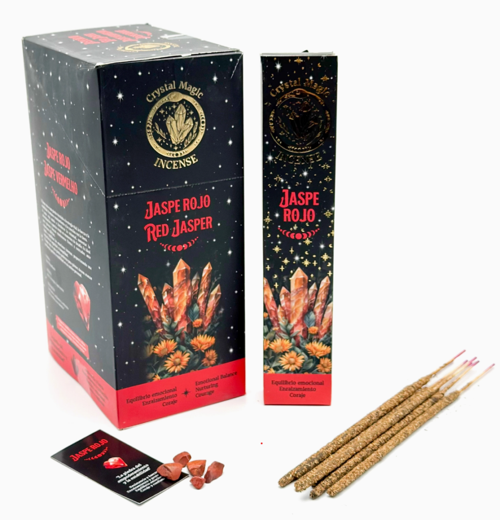 Rökelse Magi Kristaller Röd Jaspis 15gr